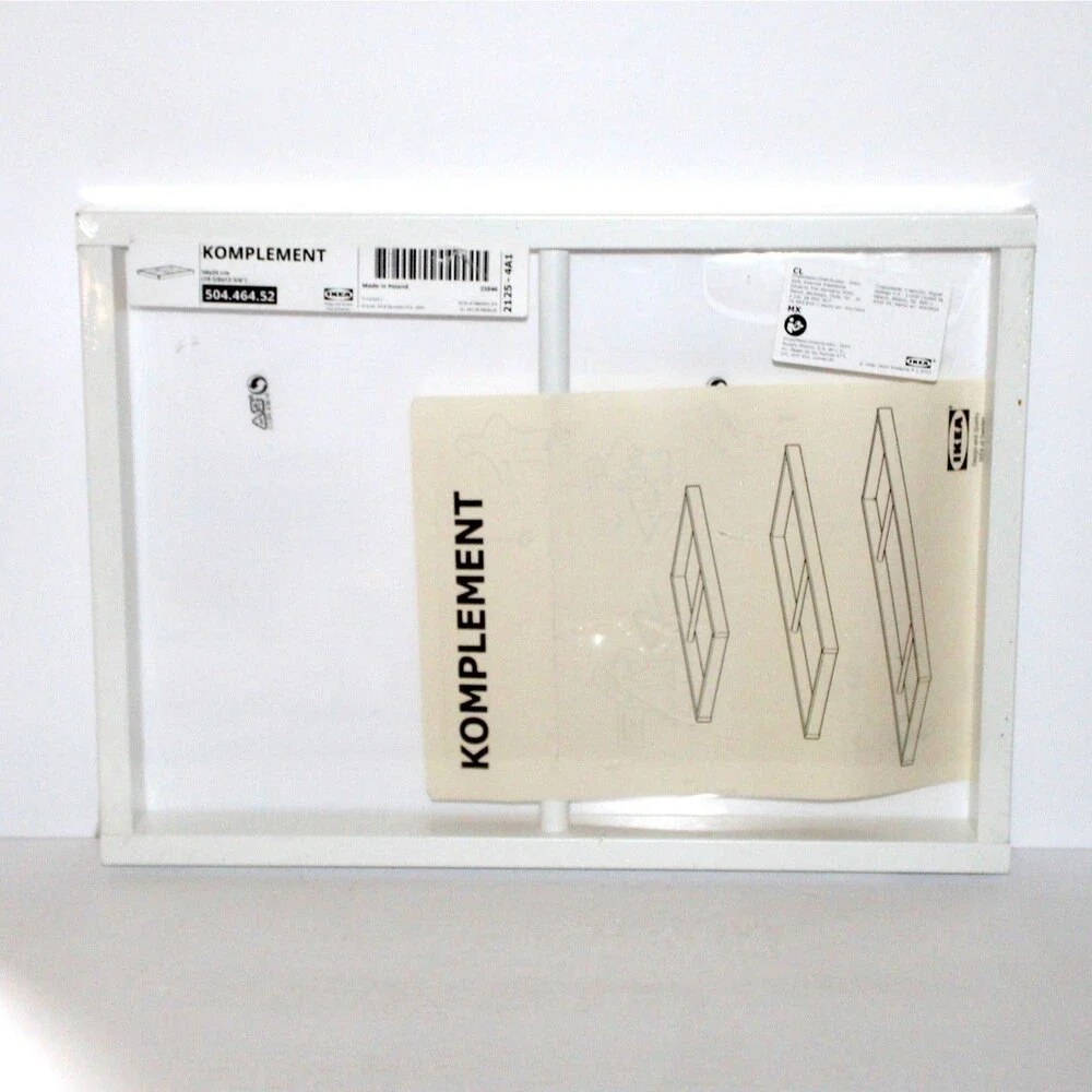 IKEA KOMPLEMENT Clothes Rod PAX Wardrobe white 50 x 35 cm wood 504.464.52